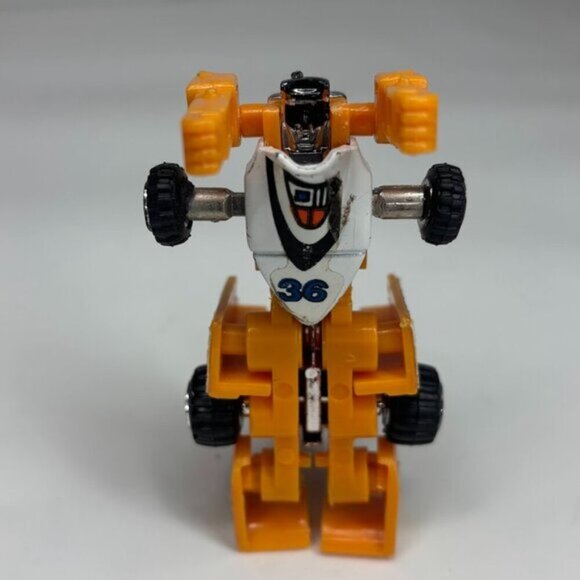 Vintage Transformer GoBots Yellow Formula 1 Renault Elf - Picture 7 of 8